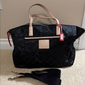 Coach Legacy Black Weekend Bag Style# 24863